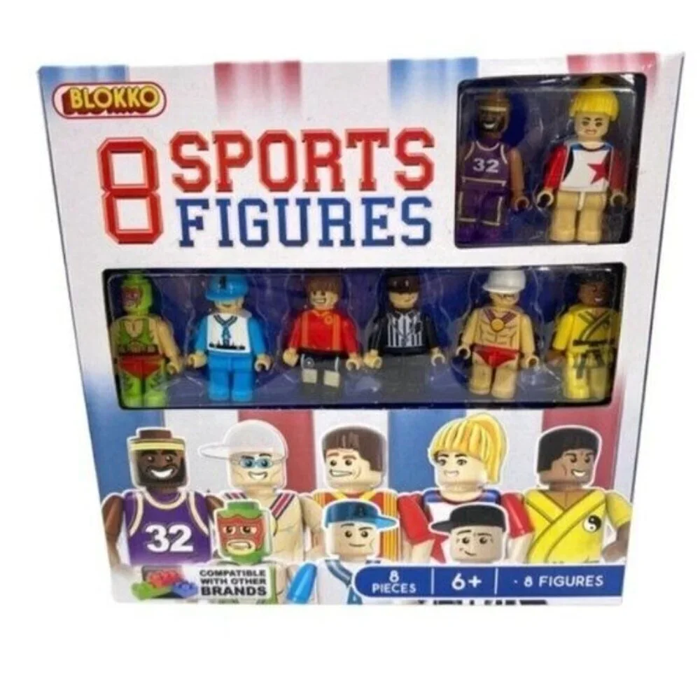 Blokko sports minifigures